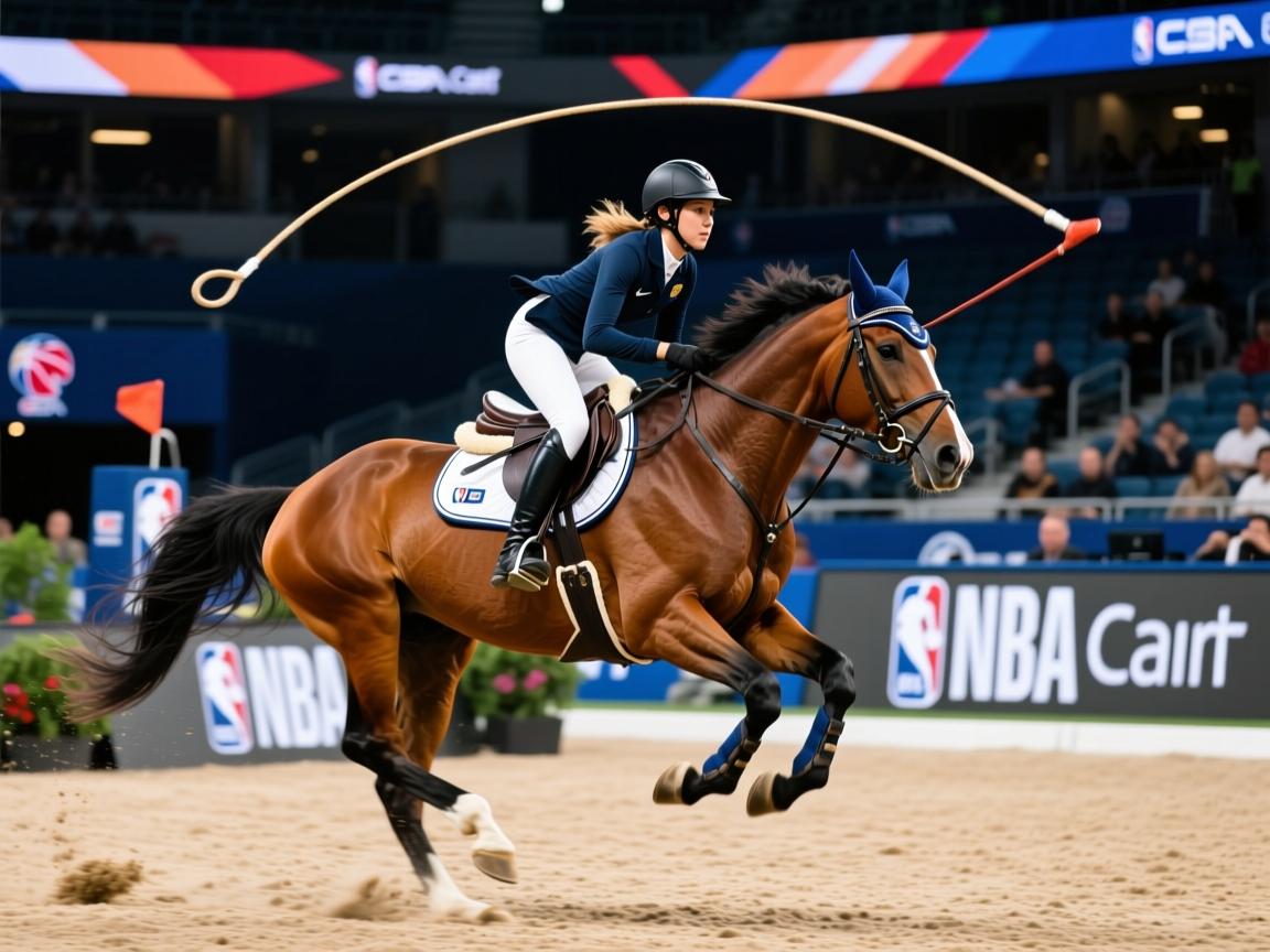 体育精神!马术选手挥鞭奔驰 第3张