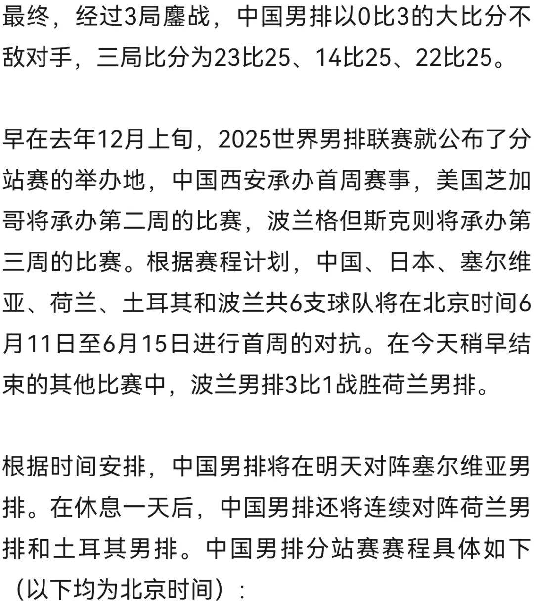 遭8连败！世联赛-中国男排0-3保加利亚仅1人得分上双的简单介绍
